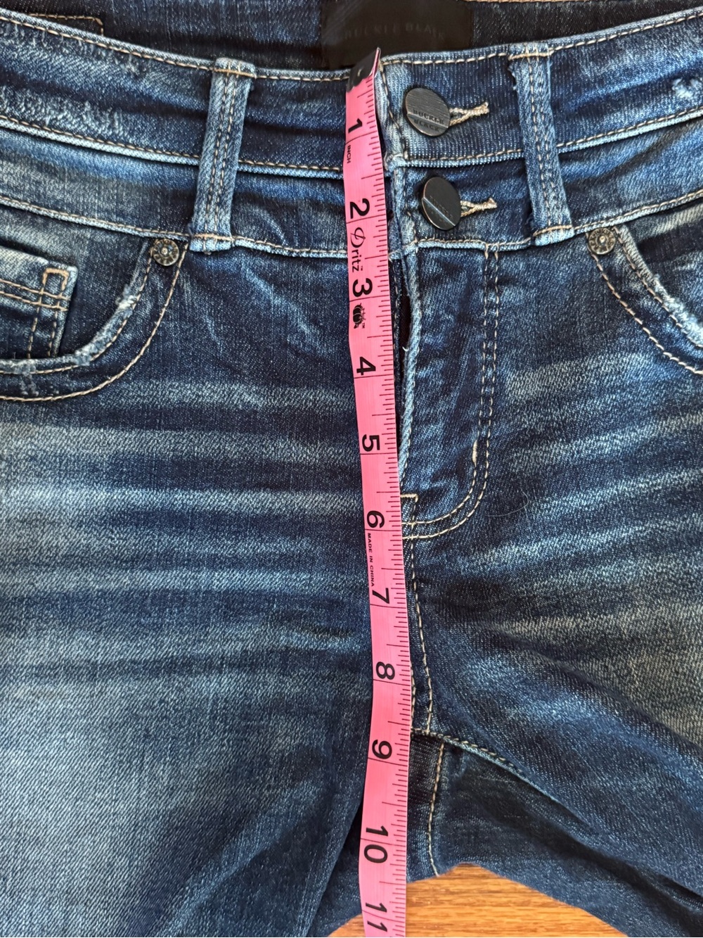 Buckle Black Dark Wash Ankle Skinny Jeans - Picture 8 of 9